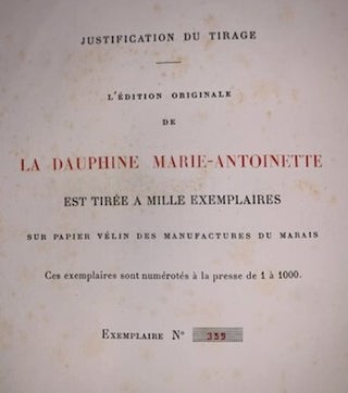 La Dauphine Marie-Antoinette