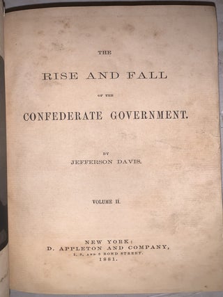The Rise and Fall of the Confederate Government