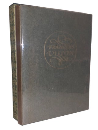 Item #25 The Lyrical Poems of Francois Villon. Francois. Signed Limited Edition Villon