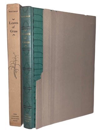 Item #28 Leaves of Grass. Walt. Signed Limited Edition Whitman