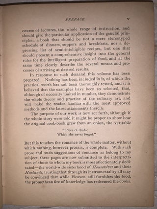 The Art of Cooking: A Series of Practical Lessons