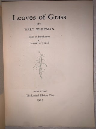 Leaves of Grass
