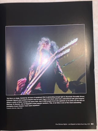 Led Zeppelin: Five Glorious Nights: Led Zeppelin at Earls Court May 1975