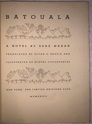Batouala: A Novel