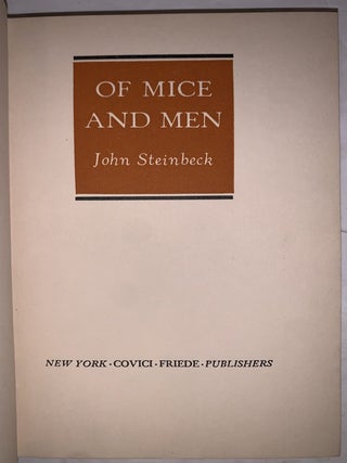 Of Mice and Men