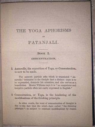 The Yoga Aphorisms of Patanjali. An Interpretation by William Q. Judge, Assisted by James Henderson Connelly.