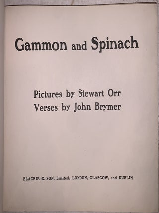 Gammon and Spinach