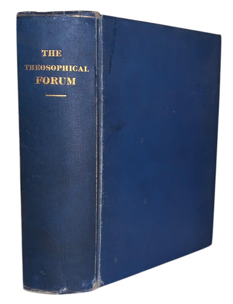 Item #426 The Theosophical Forum: First Series [54 Issues]. Theosophical Society in America, William Quan Judge.