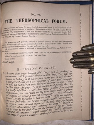 The Theosophical Forum: First Series [54 Issues]