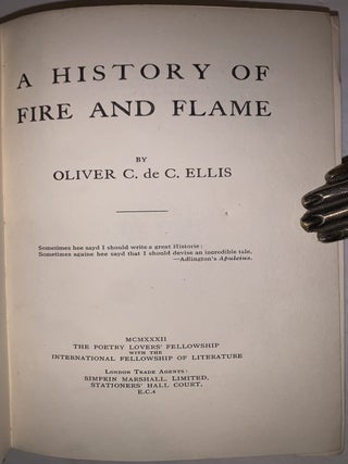 A History of Fire and Flame