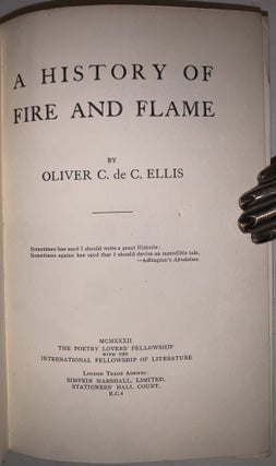 A History of Fire and Flame
