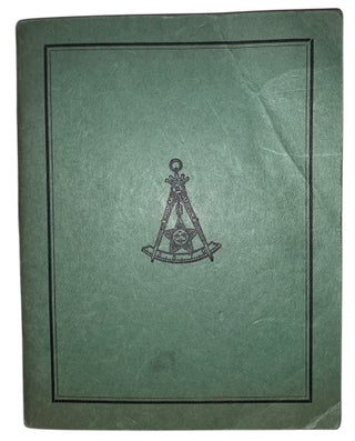 Item #469 Official Guide for Grand Lodge of Perfection: Fourteenth Degree of Grand Elect, Perfect...