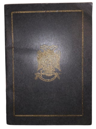 Item #471 Consistory Series, No. 1: Official Secret Work. Ritual No. 1, Ancient Accepted Scottish...