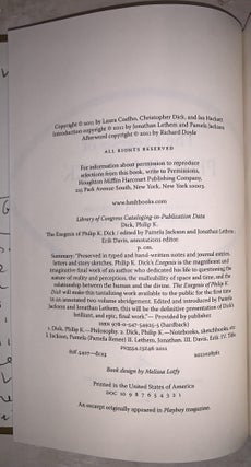 The Exegesis of Philip K. Dick