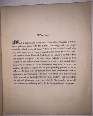 The Worship of the Body: A Ceremonial for the Laity, compiled from the Best Anglican Authorities, and Adapted to Use in the American Church