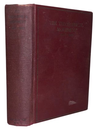 Item #479 The Theosophical Movement 1875-1925, A History and a Survey