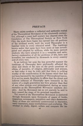 The Theosophical Movement 1875-1925, A History and a Survey
