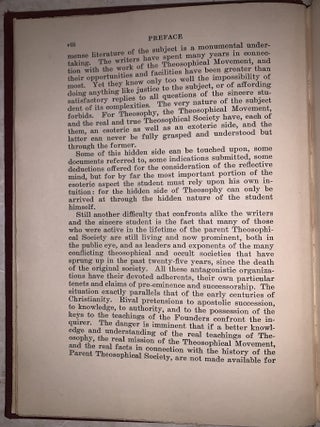 The Theosophical Movement 1875-1925, A History and a Survey
