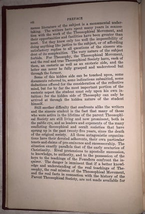 The Theosophical Movement 1875-1925, A History and a Survey