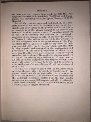 The Theosophical Movement 1875-1925, A History and a Survey