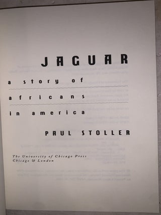 Jaguar: A Story of Africans in America