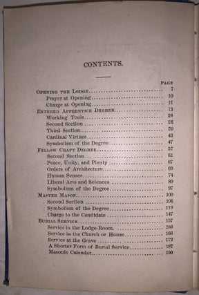 The Standard Masonic Monitor of the Degrees of Entered Apprentice, Fellow Craft and Master Mason, as Exemplified under Sanction of the Grand Lodges of the United States, together with the Service for the Burial of the Dead of the Fraternity