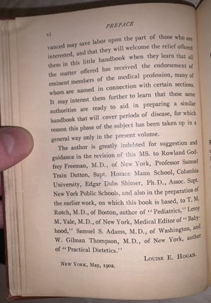 Children's Diet in Home and School with Classified Recipes and Menus. A Reference Book for Parents, Nurses, Teachers, Women's Clubs, and Physicians.