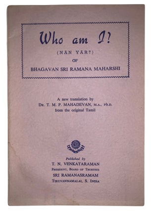 Item #549 Who Am I? (Nan Yar?) of Bhagavan Sri Ramana Maharshi. Bhagavan Sri Ramana Maharshi, T....