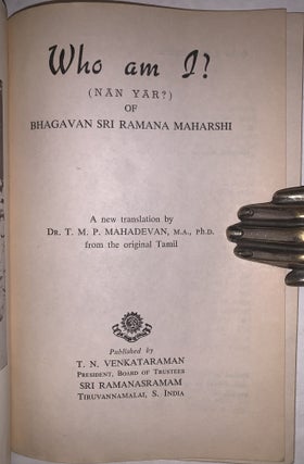 Who Am I? (Nan Yar?) of Bhagavan Sri Ramana Maharshi