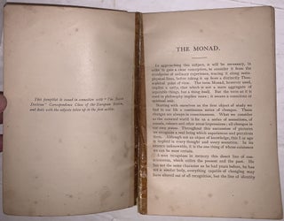 Studies in the “Secret Doctrine”: I. The Monad; II. Tetraktys & Tetragrammaton