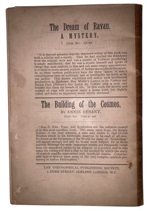 Studies in the “Secret Doctrine”: I. The Monad; II. Tetraktys & Tetragrammaton