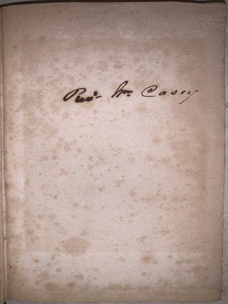 An inquiry into the Merits of the Reformed Doctrine of "Imputation," as contrasted with those of "Catholic Imputation;" or, The Cardinal Point of Controversy between the Church of Rome and the Protestant High Church: Together with Miscellaneous Essays on the Catholic Faith