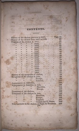 A Treatise on Epidemic Cholera; Including an Historical Account of Its Origin and Progress, to the Present Period
