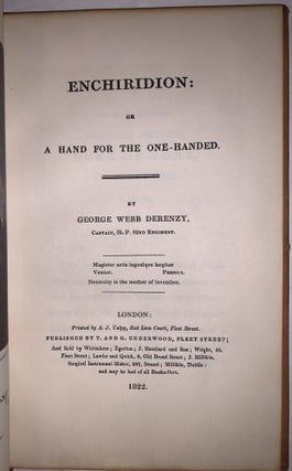 Enchiridion: or A Hand for the One-Handed