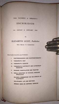 Enchiridion: or A Hand for the One-Handed