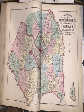 Atlas of Fifteen Miles Around Washington Including the Counties of Fairfax and Alexandria, Virginia