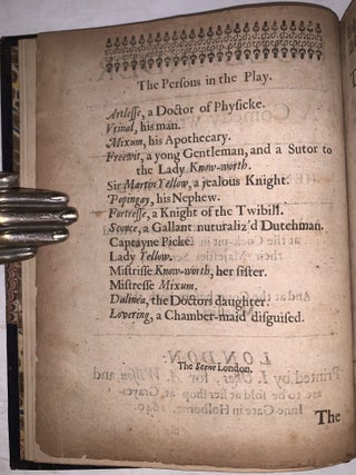 The Hollander: A Comedy, Written 1635