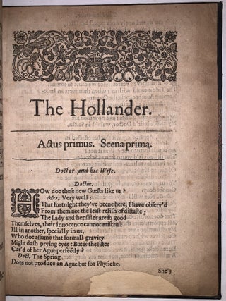 The Hollander: A Comedy, Written 1635