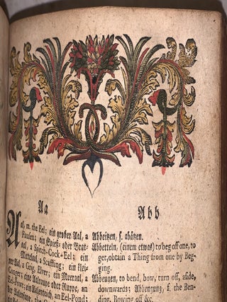 A Compleat English Dictionary, oder vollständiges Englisch-Deutsches Wörterbuch; together with Neues Deutsch-Englisches Wörterbuch