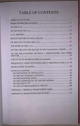 Working the A∴A∴ System on The Tree of Life: Probationer's Guide