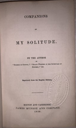 Companions of My Solitude