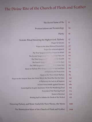 The Book of Flesh and Feather