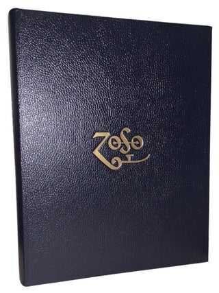 Item #63 Jimmy Page. Jimmy Page, Led Zeppelin, Limited to 350 Copies Signed Deluxe Edition