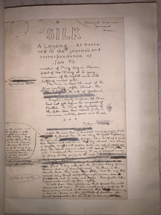 Silk: A Legend as Narrated in the Journals and Correspondence of Jan Po