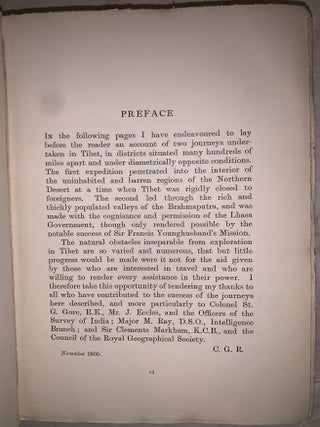 The Great Plateau: Being an Account of Exploration in Central Tibet, 1903, and of the Gartok Expedition 1904-1905vvv