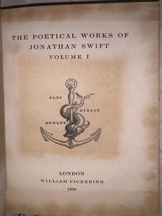 The Poetical Works of Jonathan Swift