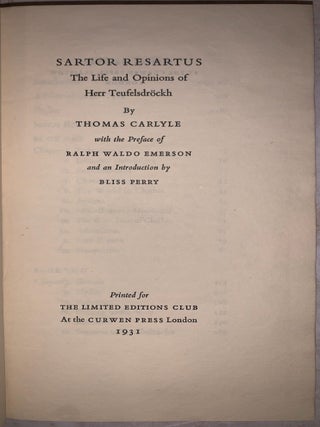 Sartor Resartus